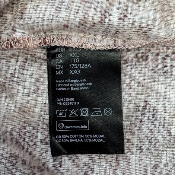 H&M, Plus Size Snake Pattern Dress With Pockets, XXL, Pink - Picture 4 of 9